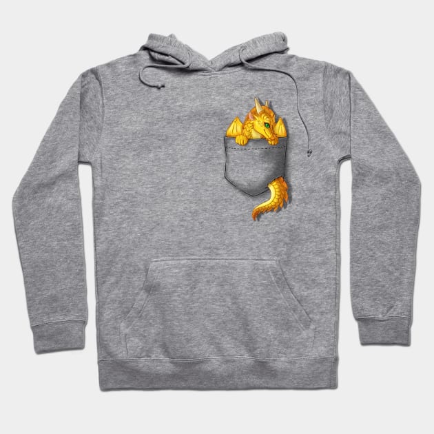 Wings of Fire - Pocket Sunny Dragon Hoodie by Biohazardia